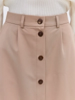 Юбка длинная на пуговицах