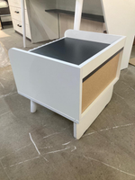 Тумба Омега-10 Белый/антрацит