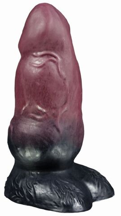 Коричневый фаллоимитатор оборотня Рэй medium - 24,5 см. (Цвет: коричневый)