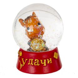 GAEM Фигурка декор в стекл шаре "Лошадка", L4,5 W4,5 H5,5 см, 2в.