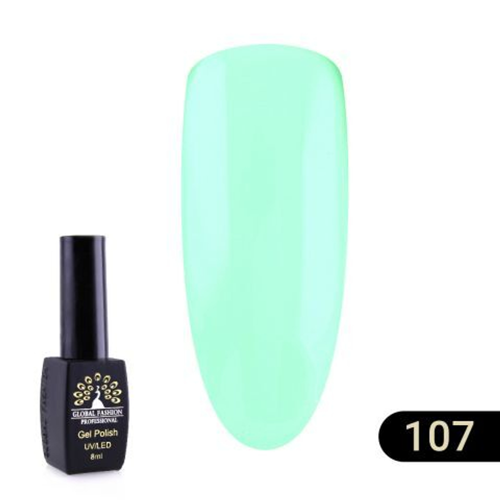 Гель лак BLACK ELITE 107, Global Fashion 8 мл