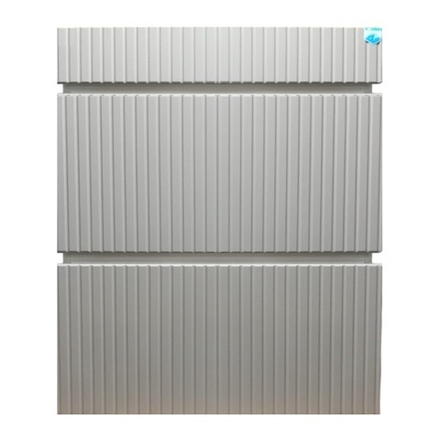 Тумба Style Геометрия Вертикаль X2 60, напольная, 2 ящик, серый