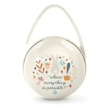 Футляр для двух сосок Suavinex Wonderland с ручкой для подвешивания Бежевый