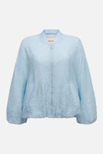 Бомбер из жатой вискозы