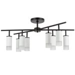 LR7283681 Люстра RULLO 8х50W GU10 ЧЕРНЫЙ/БЕЛЫЙ (571728+214436-8+202431-8)