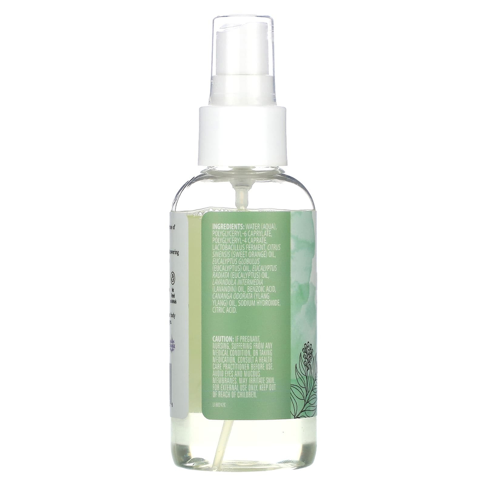Aura Cacia, Ароматерапевтический спрей, очищающий эвкалипт, 118 мл (4 жидк. унц.)