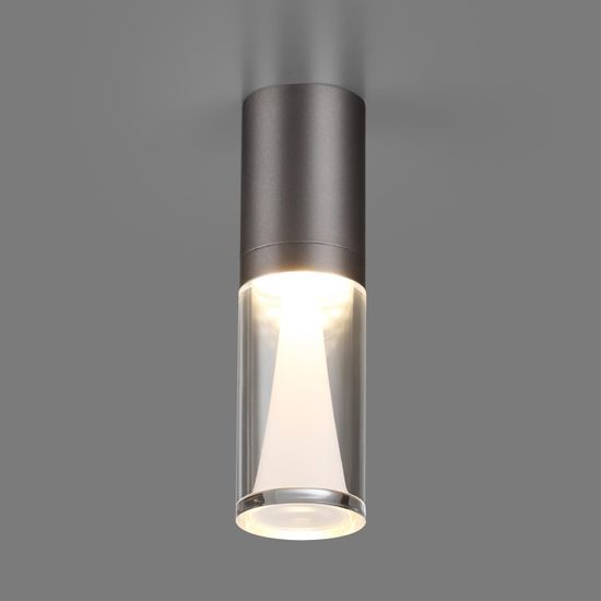 7143/4CL HIGHTECH ODL26 513 светильник темный никель/акрилл/металл IP20 LED 4W 280Лм 3000K 180° 220V DEFANCE