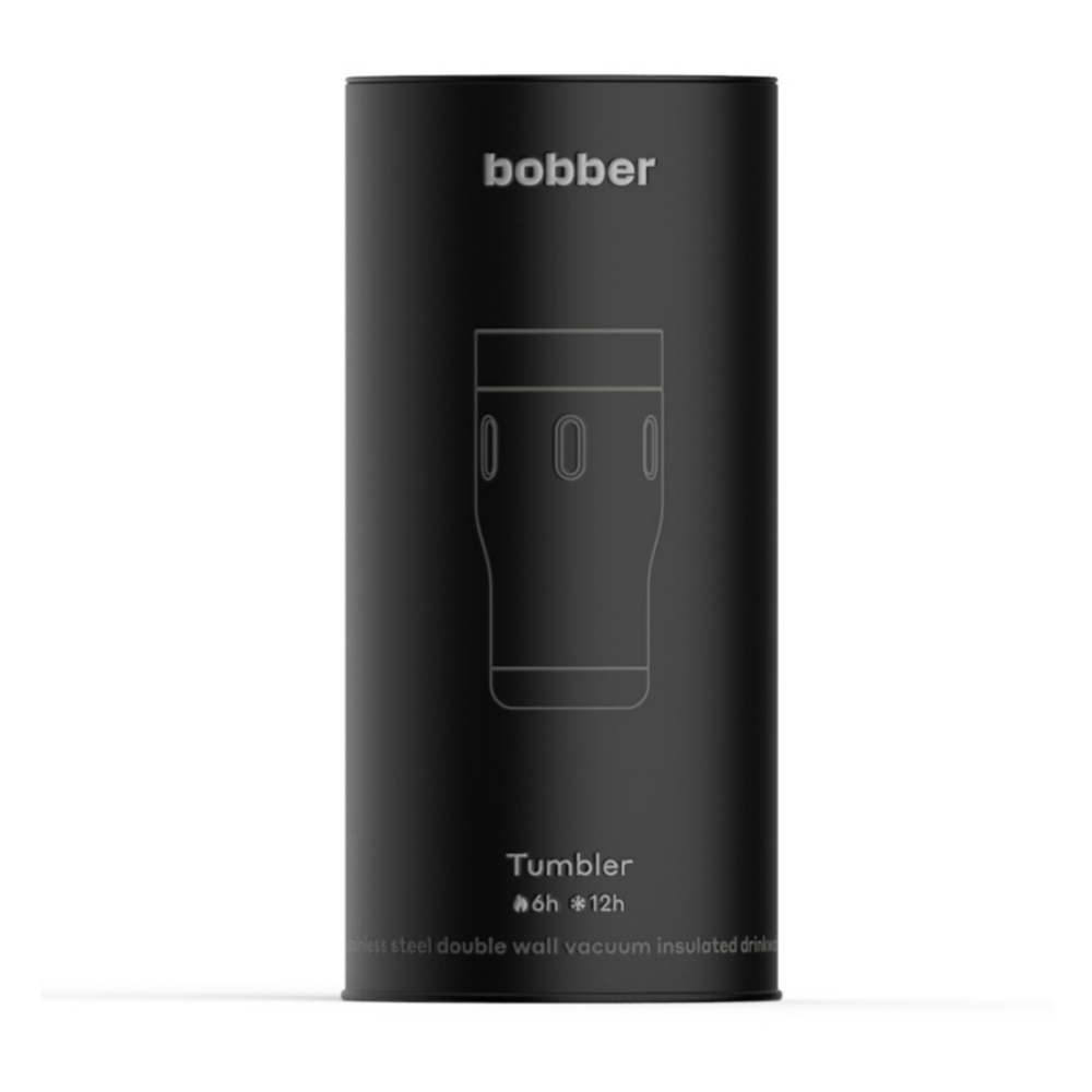 Термокружка bobber Tumbler-350 Black Coffee (0.35 литра, черная)