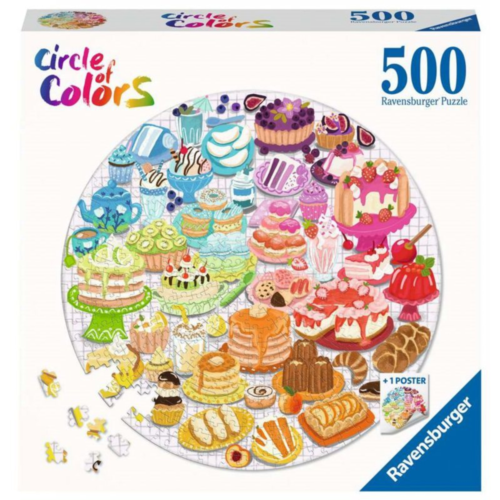 Ravensburger - Пазл Цветовая палитра Десерты 500 шт. 171712