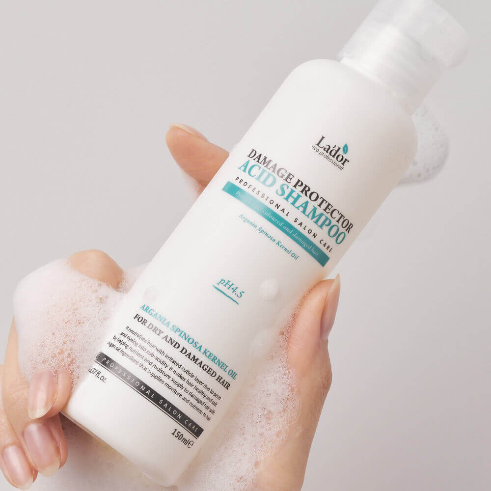 Lador Shampoo Damaged Protector Acid Шампунь для волос с коллагеном и аргановым маслом, 150 мл