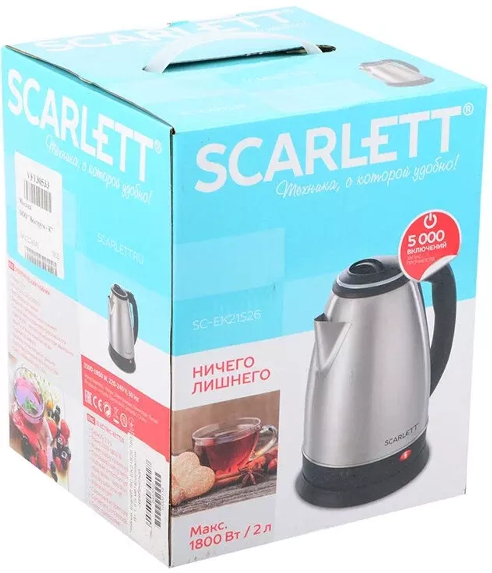 Электрочайник Scarlett SC-EK21S26