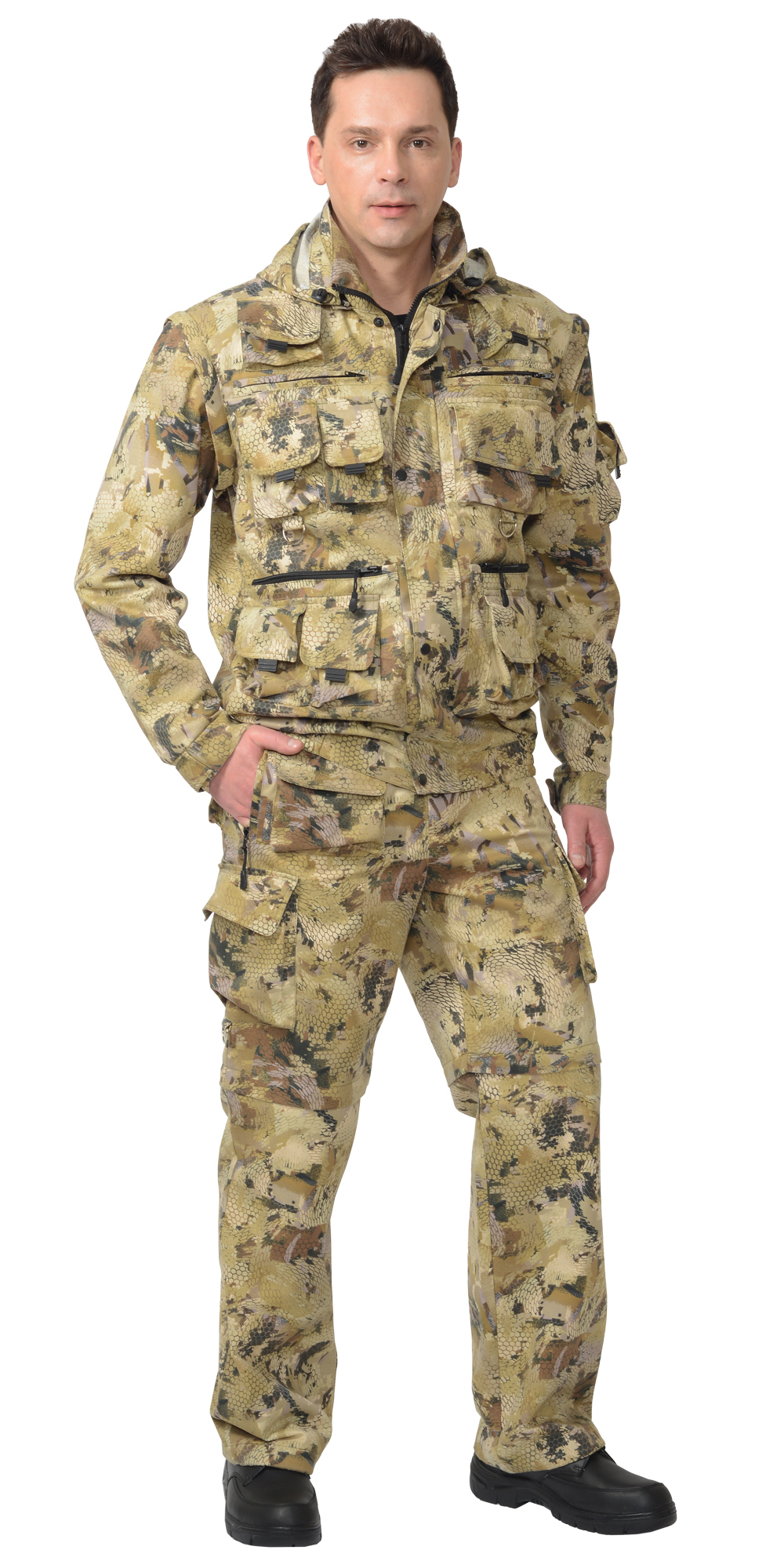 Костюм "Тигр" куртка, брюки (тк. Орион 210) КМФ Саванна