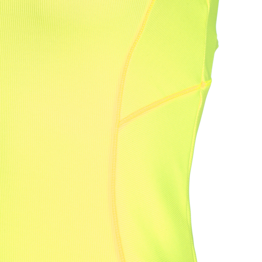 Женская теннисная майка Lucky in Love One Love Rib Tank Top Women - Neon Yellow