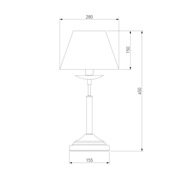 Настольная лампа Eurosvet 01010/1 античная бронза