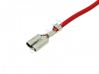 Клемма Мама 2101-07    6,3 стандарт Латунь (луженая) монтажн ус и Провод Маяк МГУП-63-Красн AVY-0077