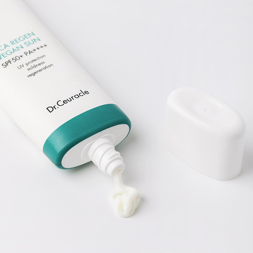 DR.CEURACLE Cica Vegan Sun  Солнцезащитный веганский гель с центеллой , 50 мл