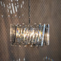 Citilux Ингвар CL334161 Люстра подвесная хрустальная Хром