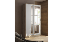 Шкаф-купе Стиль-2 120, Дуб крафт серый, Серый