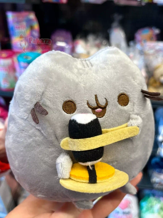 Мягкая игрушка Пушин Кот Кэт плюшевый котик с сушами