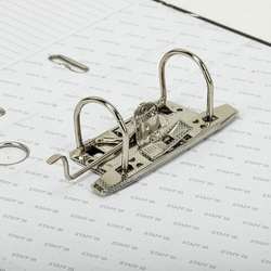 Регистратор А4 5 см СТАФФ Профит черный (272008)