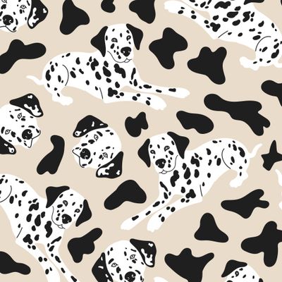 Собаки (далматинец) с пятнами