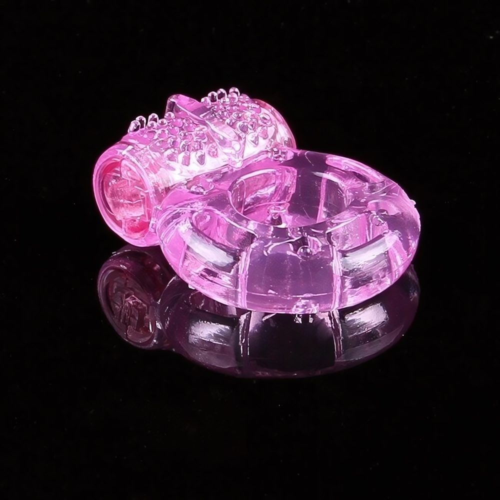 Эрекционное кольцо с вибрацией Onjoy Vibration Ring (Цвет: розовый)