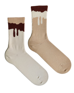 Носки р.35-40 "Splash" Paint drip