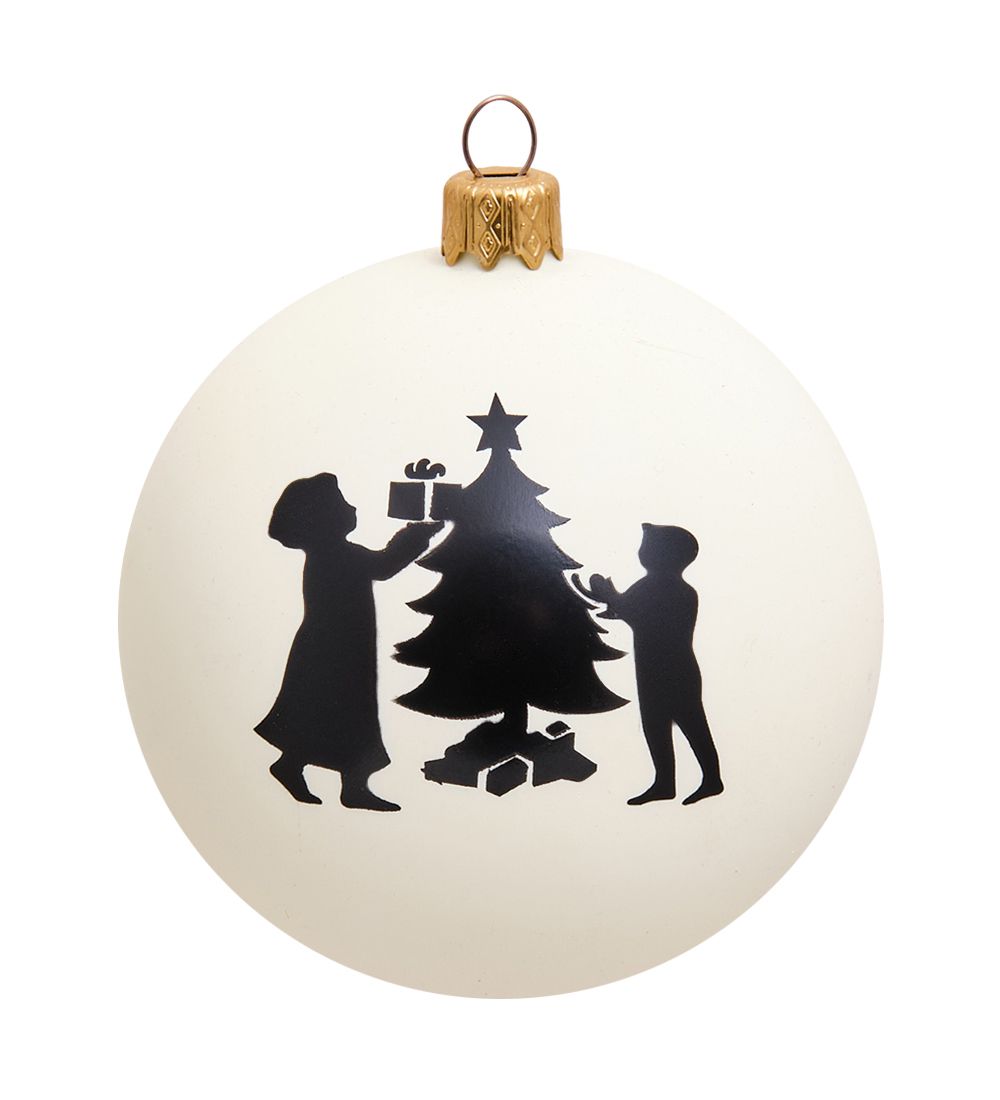 Элита НФШ-1041/2 Ел. украшение Шар «Детки у елки» 85 мм
