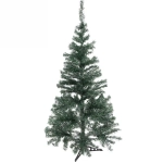 Ёлка «Серебряная дымка» 150 см, ПВХ зеленый с серебром (420 веток)