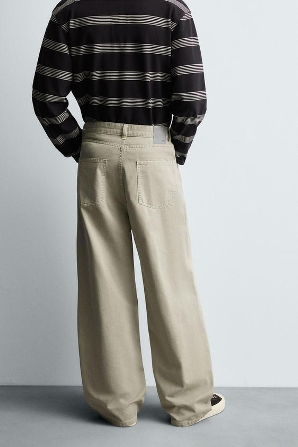 ZARA ДЖИНСЫ BAGGY FIT, ХАКИ