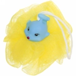Мочалка-шар для тела полипропиленовая детская «Baby Boom - Дельфин», цвет желтый, 20гр, d-11см
