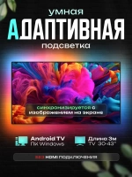 Динамическая адаптивная подсветка Ambilight для экранов 3 м
