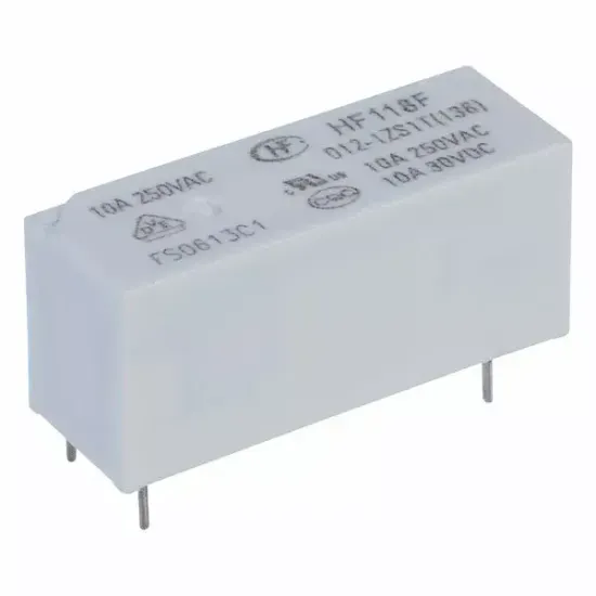 Реле электромагнитное HF118F-12VDC (G6RL)  10A  ( 1 группа )