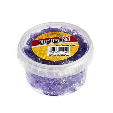 Лягушка несъедоб. Helios Crazy Frog 2,36"/6,0 см Silver Sparkles & Fio 100шт. (HS-22-036-N)