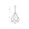 Подвесная люстра Vele Luce Fiamma VL5812P06