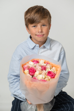 Букет 25 кенийских роз