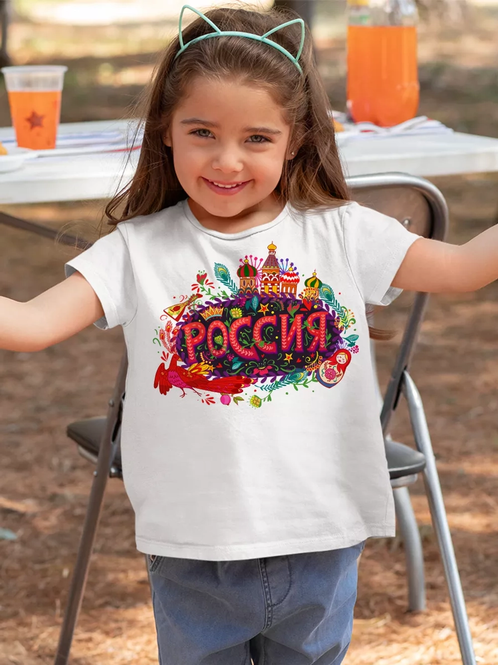 Футболка с гербом России