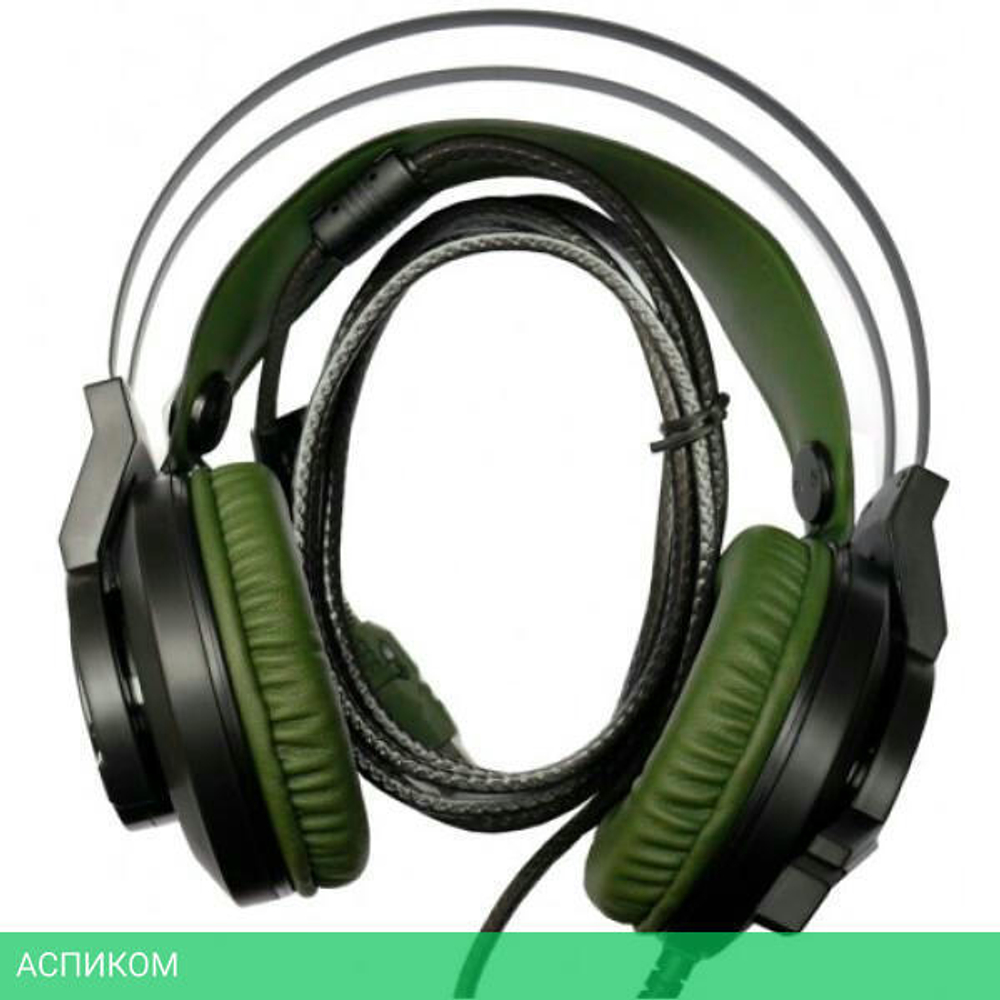 Наушники A4Tech Bloody J450 черный/зеленый