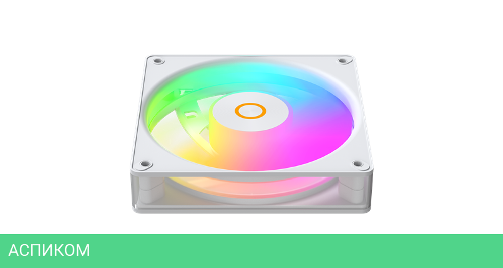 Комплект вентиляторов для корпуса Ocypus Gamma F12 Elite WH ARGB 3 IN 1 White (Gamma-F12-WH3AM00E-GL)