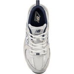 New Balance NB 530 Comfortable Low top Kids' Running Shoes White Blue Silver Unisex