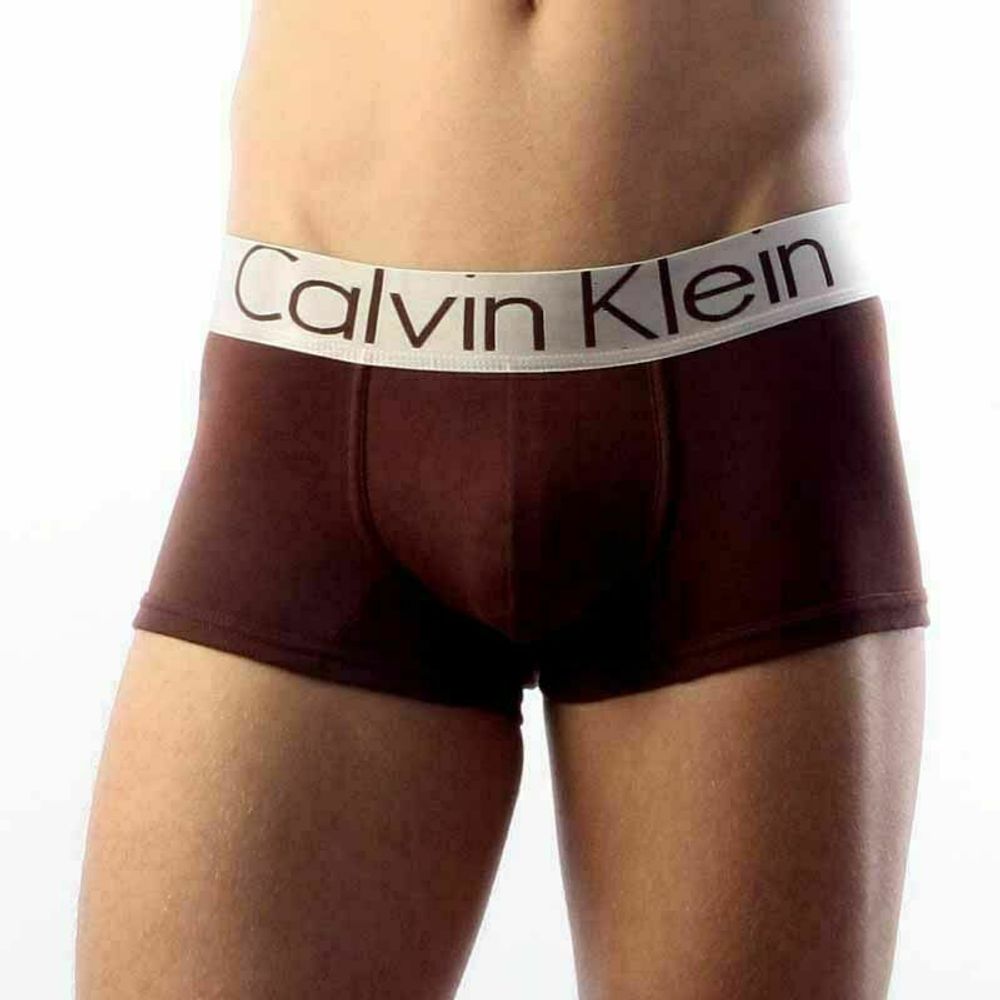 Мужские трусы боксеры Calvin Klein Boxer Steel Brown