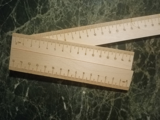 Набор металлических линеек (3 шт.)