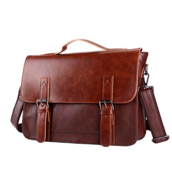 Сумка деловая мужская Кимхэ. Темно-коричневая