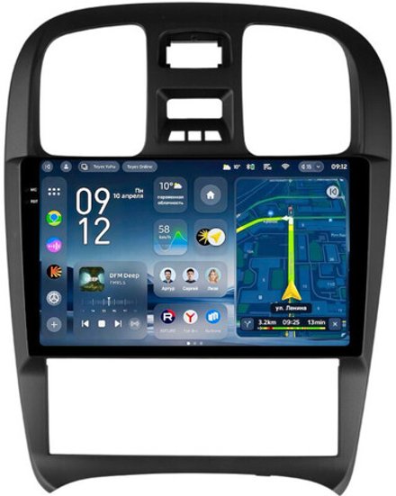 Магнитола для Hyundai Sonata 4 EF 2001-2013 - Teyes CC4-PRO монитор 9.5" 2K QLED на Android 13, Snapdragon 778G, AI, CarPlay, DSP, 4G SIM-слот