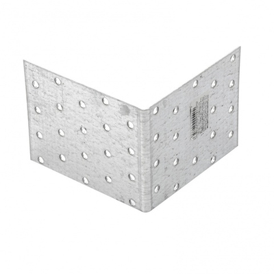 Крепежный уголок равносторонний 2 мм, KUR 100 х 100 х 80 мм Сибртех