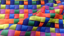 Микровелюр Xpoint (Икспоинт) 0051.01 Цветная плетенка