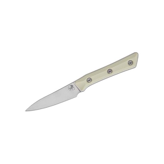 Нож кухонный Microtech Kitchen Paring Knife 3500-10IV с клинком из стали M390MK, рукоять G10