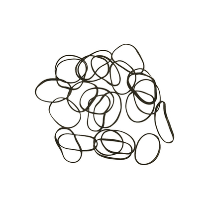 Dewal Резинка для волос силиконовая RES036, чёрная, mini (100 шт)