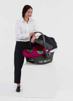 Коляска Cybex Priam IV Matt Black complete Aton B2 Dynamic Red Base One 4 в 1 Off White
