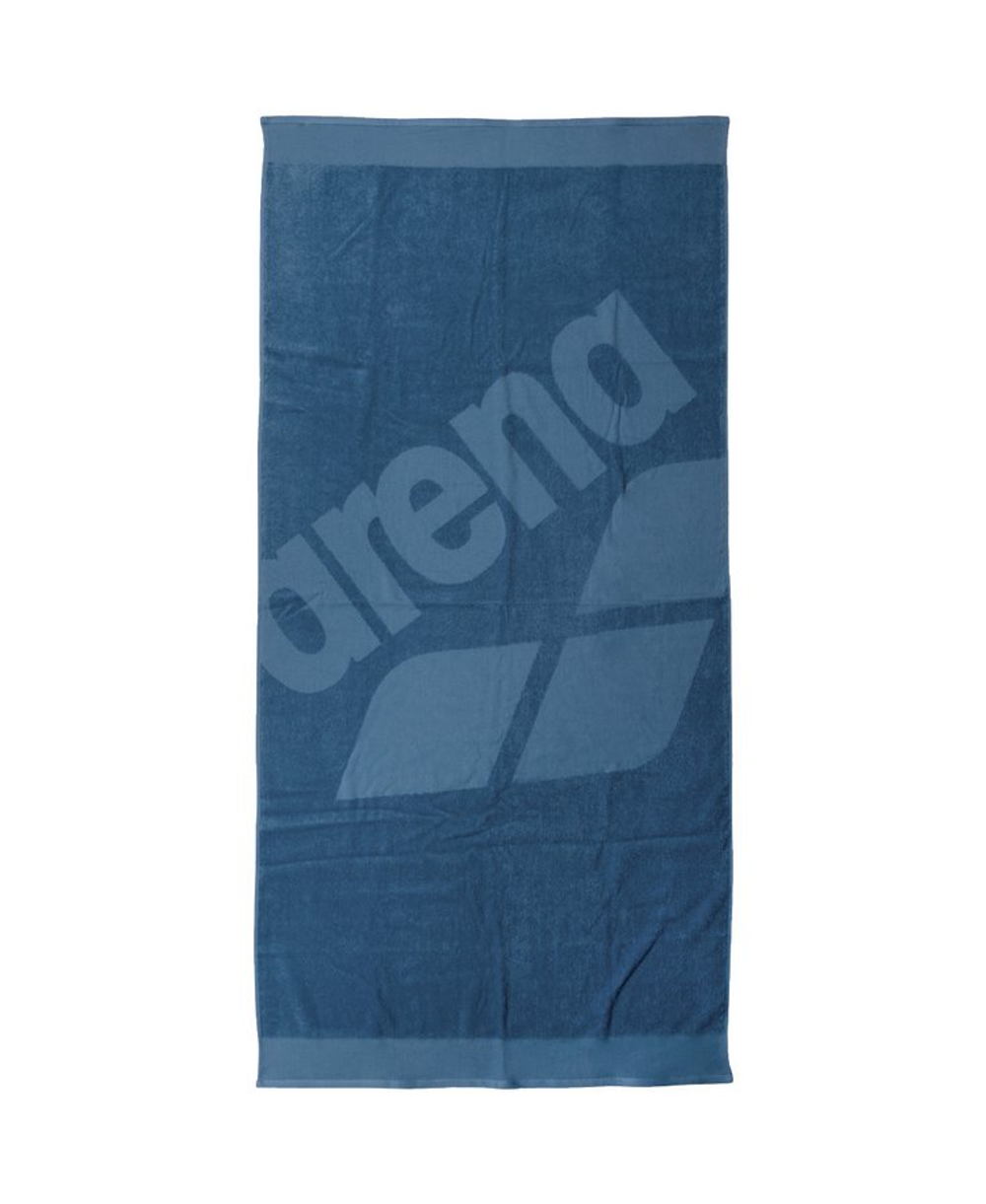 006353 200 Arena 23 полотенце BEACH TOWEL LOGO Gray Blue